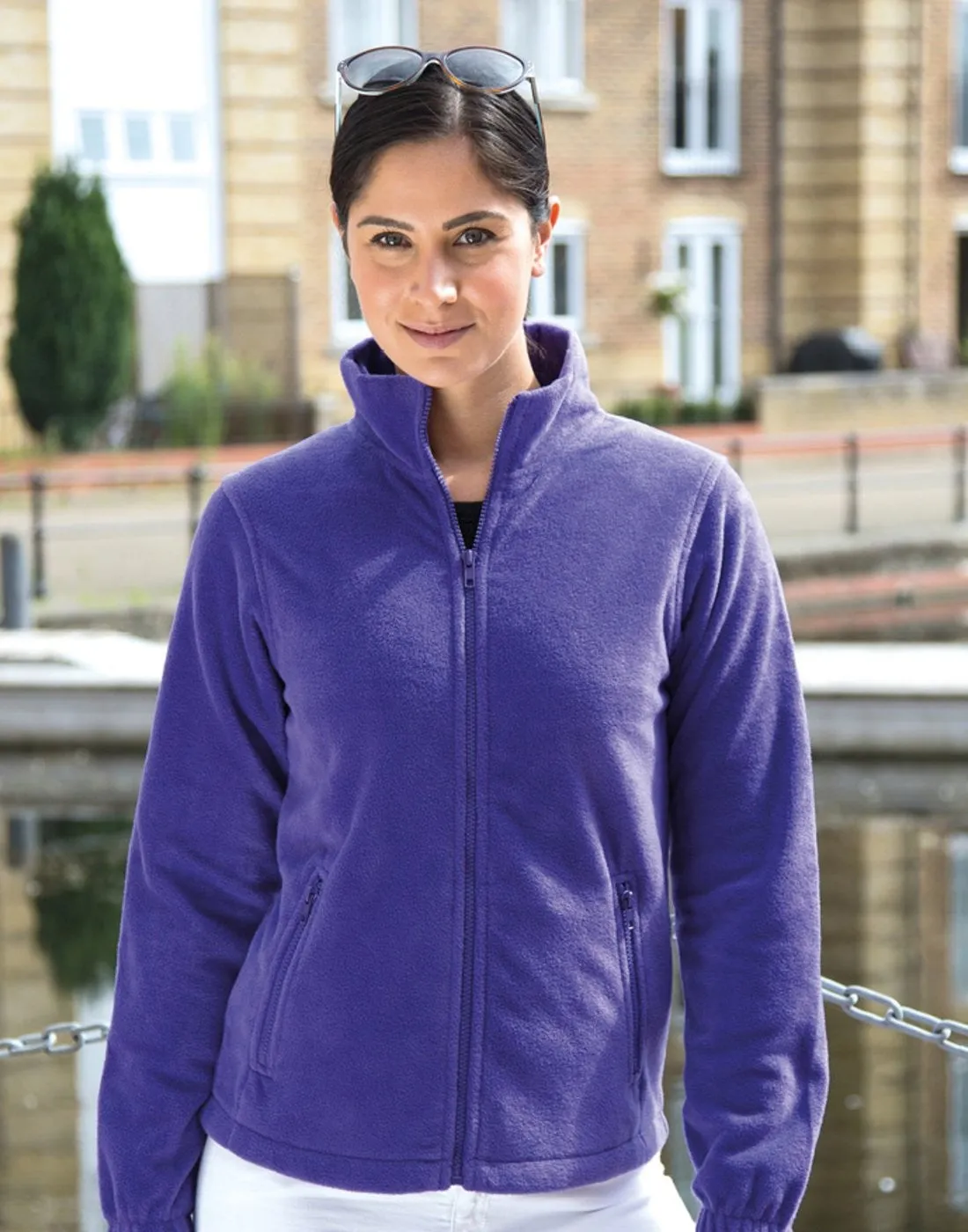 Womens Fashion Fit Outdoor Fleece | BLACK Tight Core ReinforcedHem