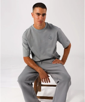 Russell Athletic Tee (Ash) TearResistant Material EcoFriendlyTextiles