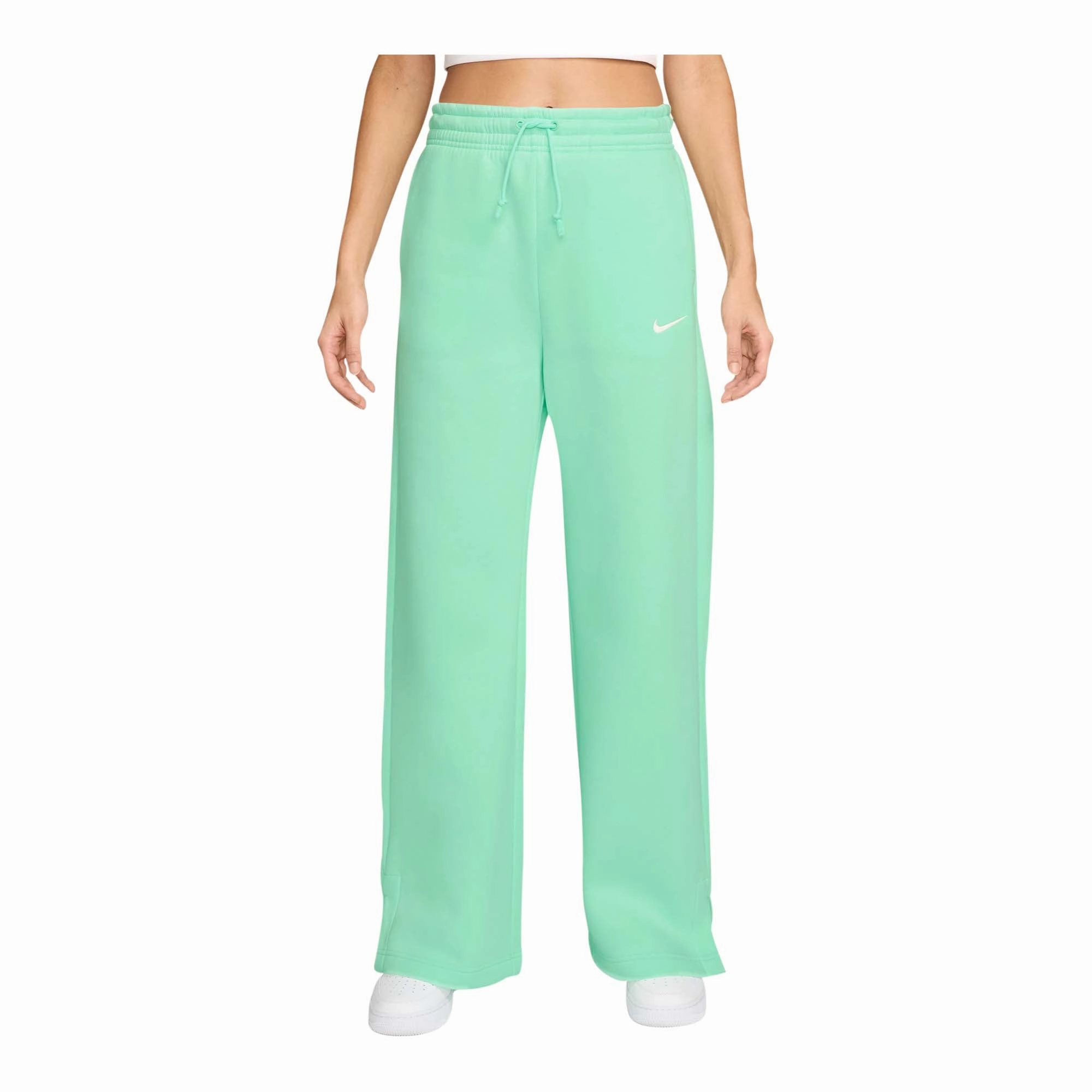 Nike Sportswear Phoenix Fleece Women's High-Waisted Wide-Leg Pants Seamless construction ReflectiveTrimDetails