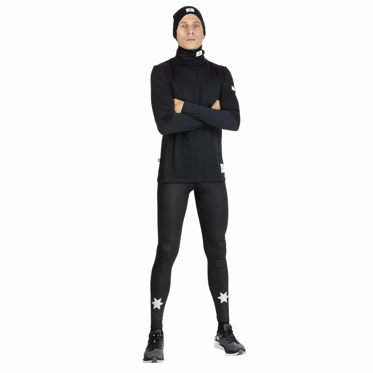 SAYSKY Merino Base 165 Top Black Smile Glow