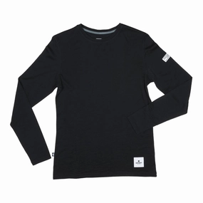Lightweight Construction ReflectiveTrimDetails SAYSKY Merino Base 165 Top Black