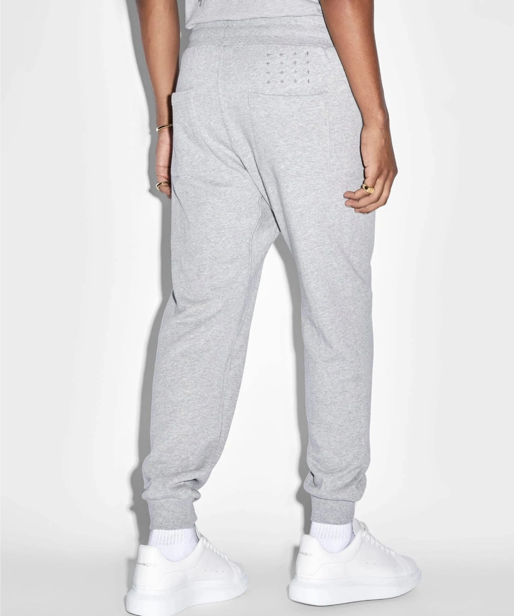 Recycled Polyester Ksubi 4x4 Trak Pants (Grey Marl)