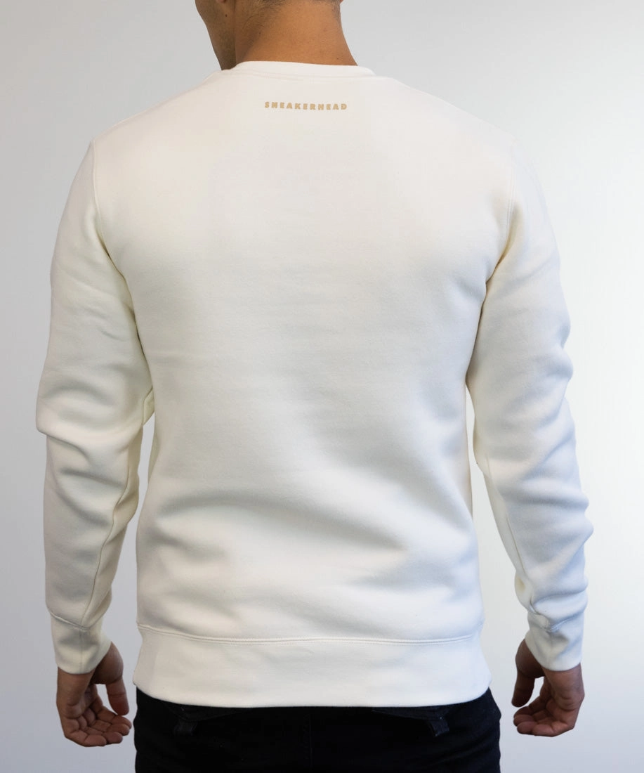 Sneakerhead Premium Crew Sweater (Cream) Winner Vibe
