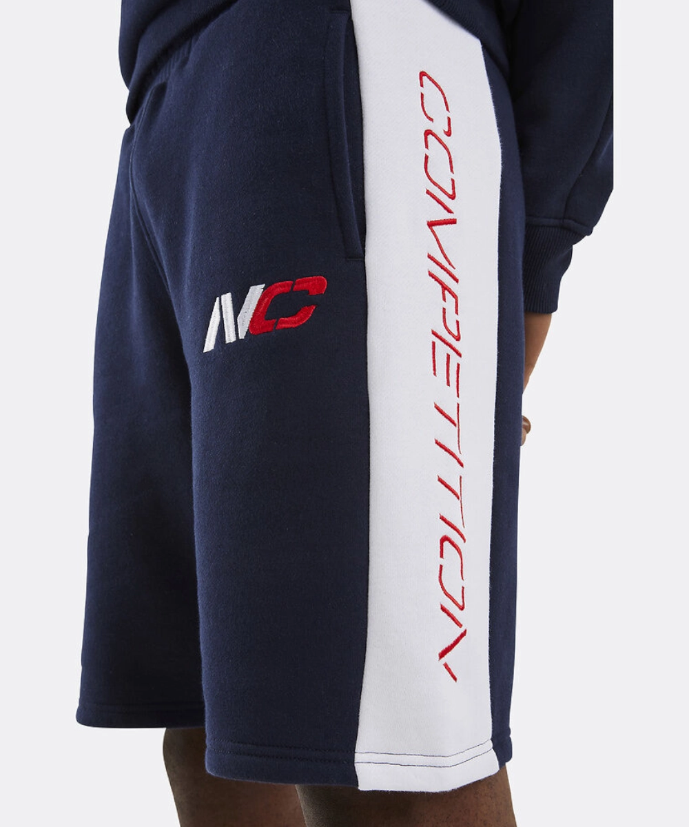 Nautica Competition Elkton Fleece Shorts (Dark Navy) Cyber Glow Easy Cool