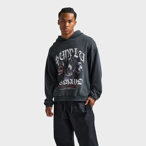 Recycled Material Blend Supply & Demand Brooker Hoodie / Black