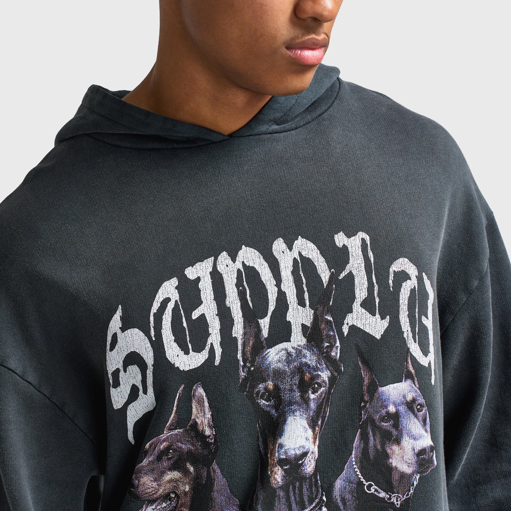 Anytime Outer Fit Supply & Demand Brooker Hoodie / Black