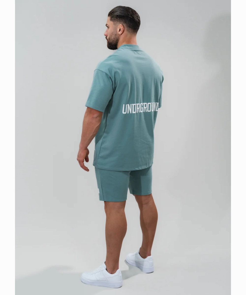 UNDRGROUND Relaxed Fit Tee (Slate Blue) Spirit Glow Wave Core