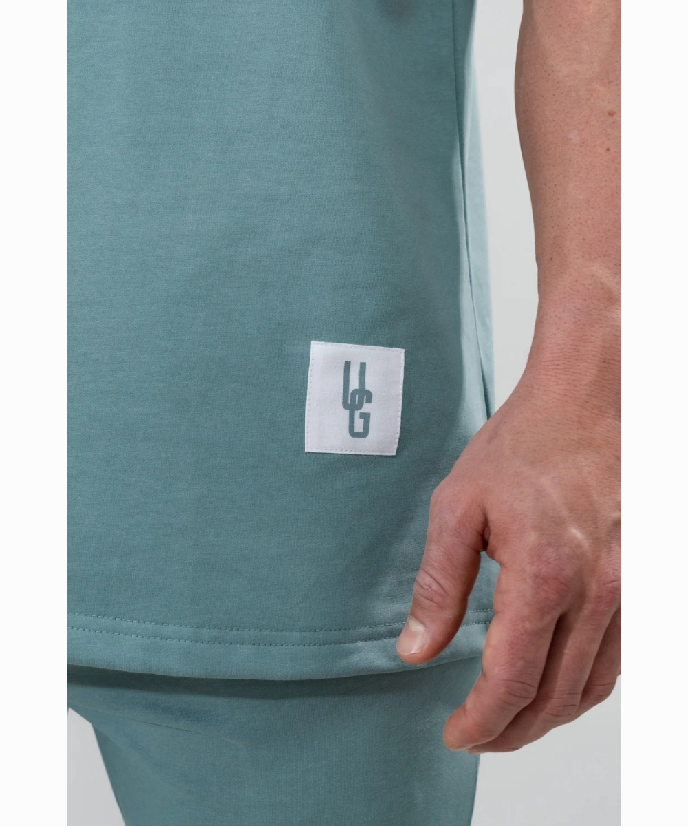 Peace Glow Snow Core UNDRGROUND Relaxed Fit Tee (Slate Blue)