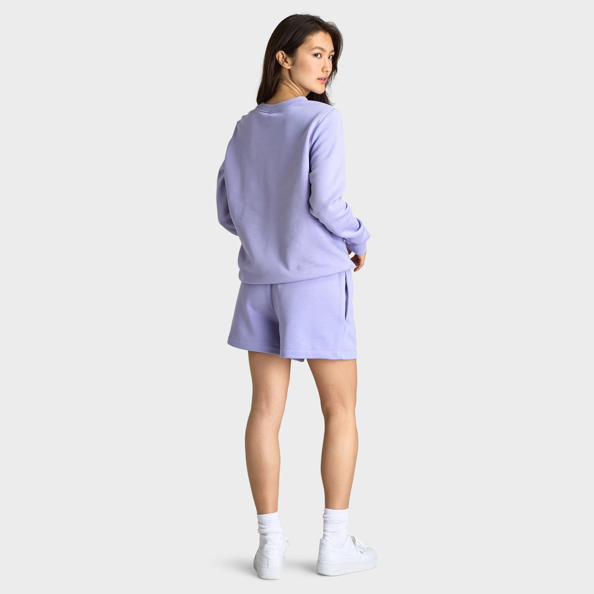 Non Irritating Tags Nike Sportswear Women's Logo Crewneck / Lilac Ice