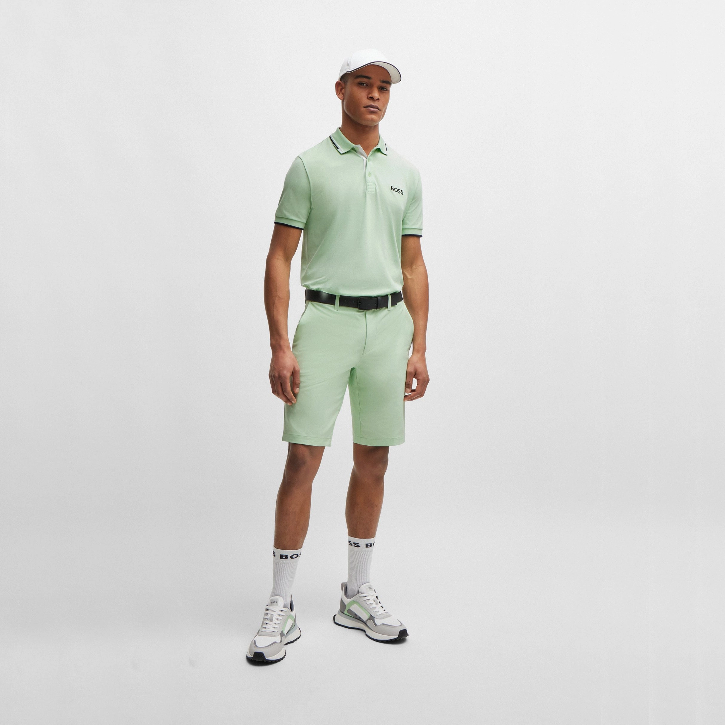 AntiStatic Fabric Treatment BOSS Paddy Pro Golf Polo Shirt - Open Green