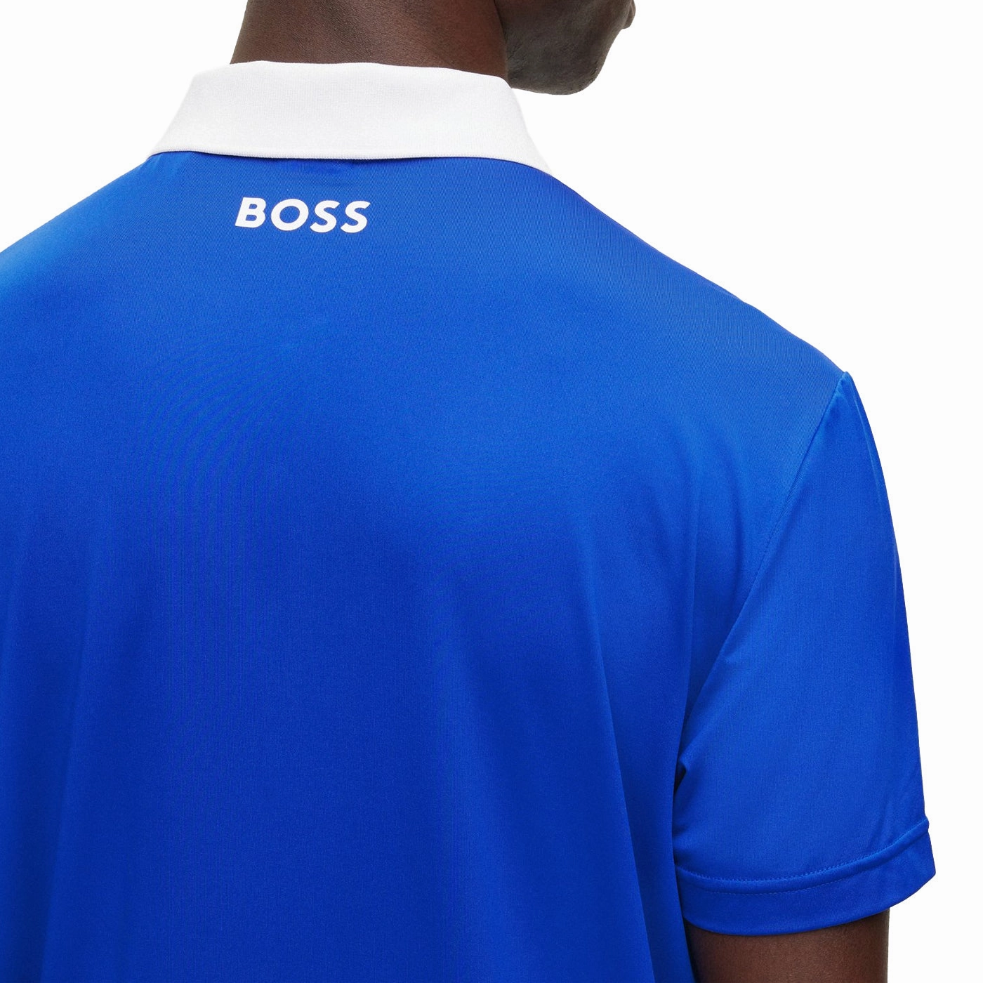 Office To Outing BOSS Paddytech Polo Golf Shirt - Medium Blue