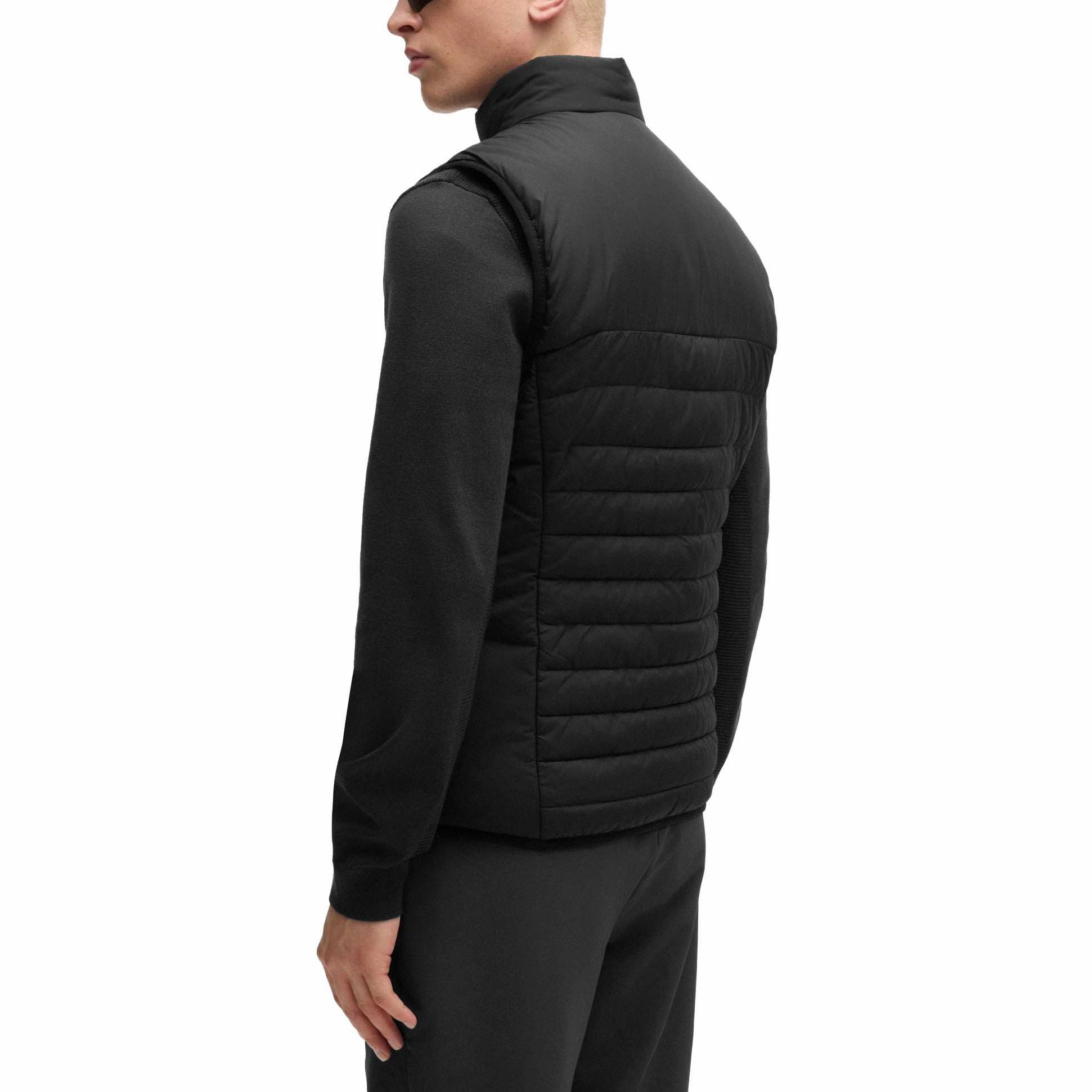 BOSS Thor Water Repellent Padded Golf Vest - Black Hobby