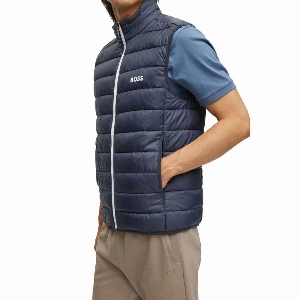 Durable Cordura Reinforcement order BOSS Water-Repellent Golf Vest - Dark Blue