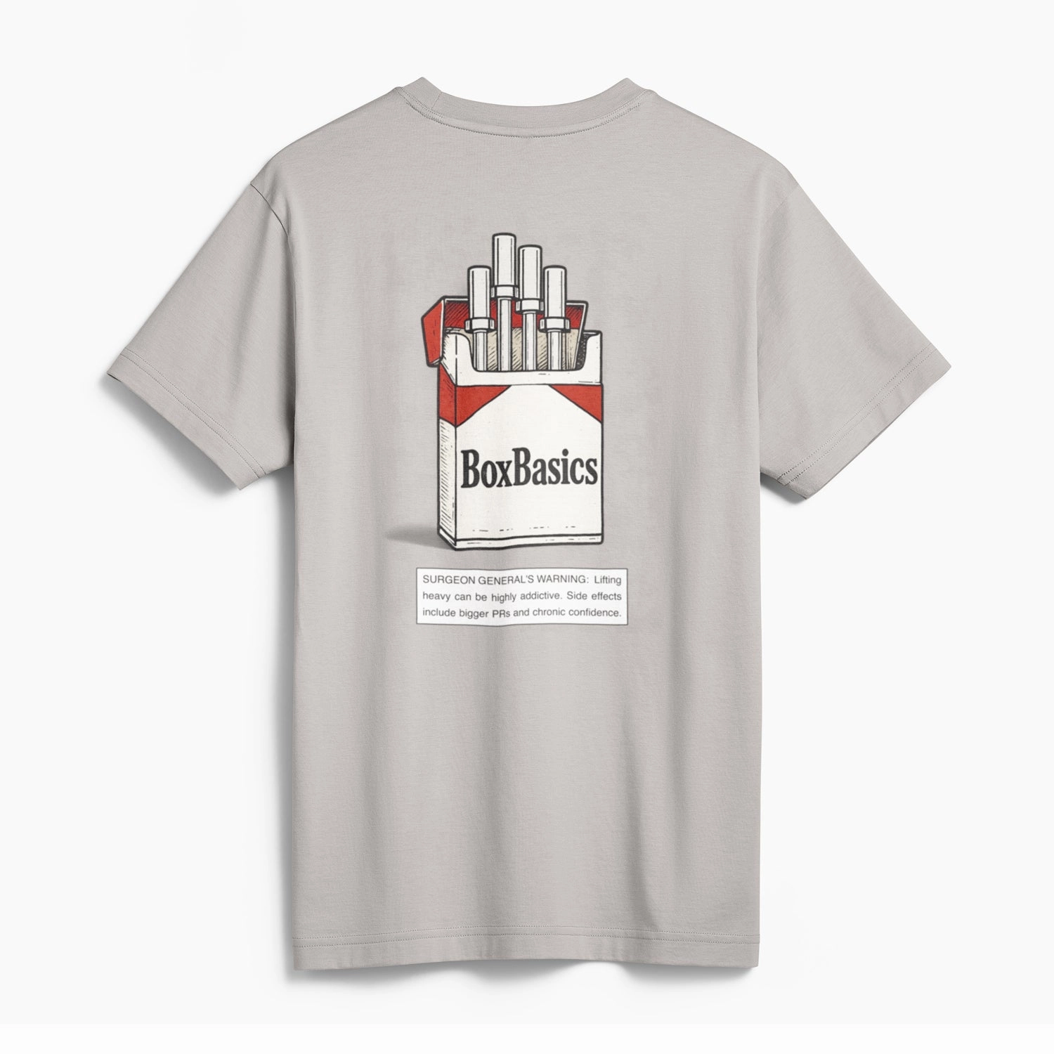 Box Basics Barbell Reds Tee Anti Pilling Treatment Classic Outfit Style