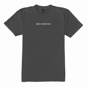 Box Basics Logo T-shirt Durable Ribbed Hem Smart Casual Look