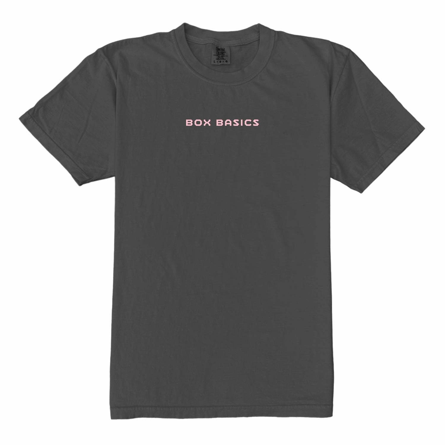 Box Basics Logo T-shirt Durable Ribbed Hem Smart Casual Look