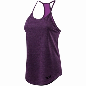 TCA Switch Up Reversible Womens Running Vest Tank Top - Purple instant Softness