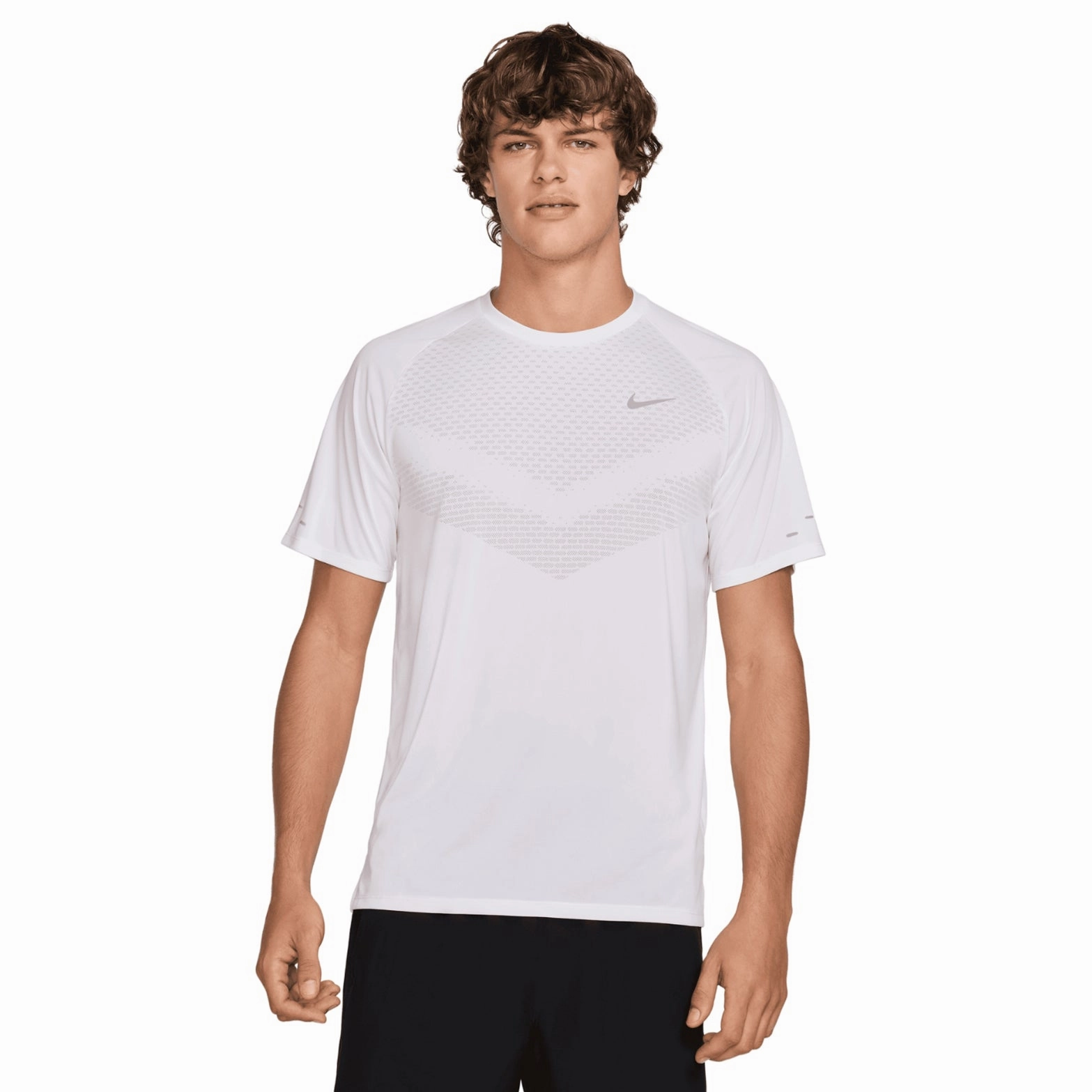 Men's Dri-FIT Stride ADV Running Tee White New Day