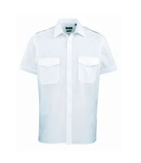 Trend Glow Neo Mode Pilot Shirt Short Sleeve | LIGHT BLUE