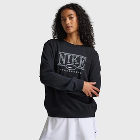 Timeless Fit Style City Look Nike Sportswear Women's Logo Crewneck / Black