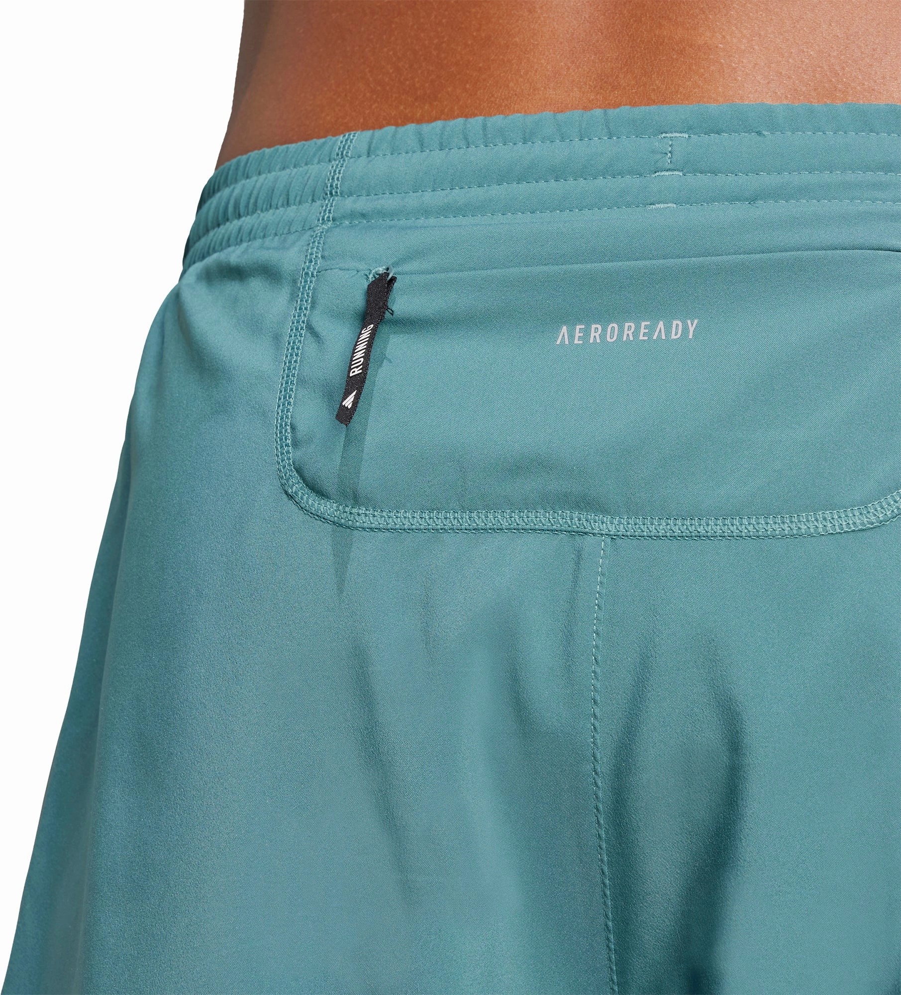 Hygienic Antimicrobial Layer Everyday Ready adidas Own The Run 5 Inch Mens Running Shorts - Green