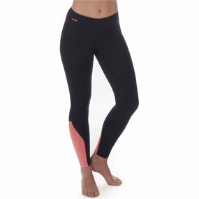 zipper pull venue tour Sub Sports Cold Thermal Womens Long Running Tights - Black