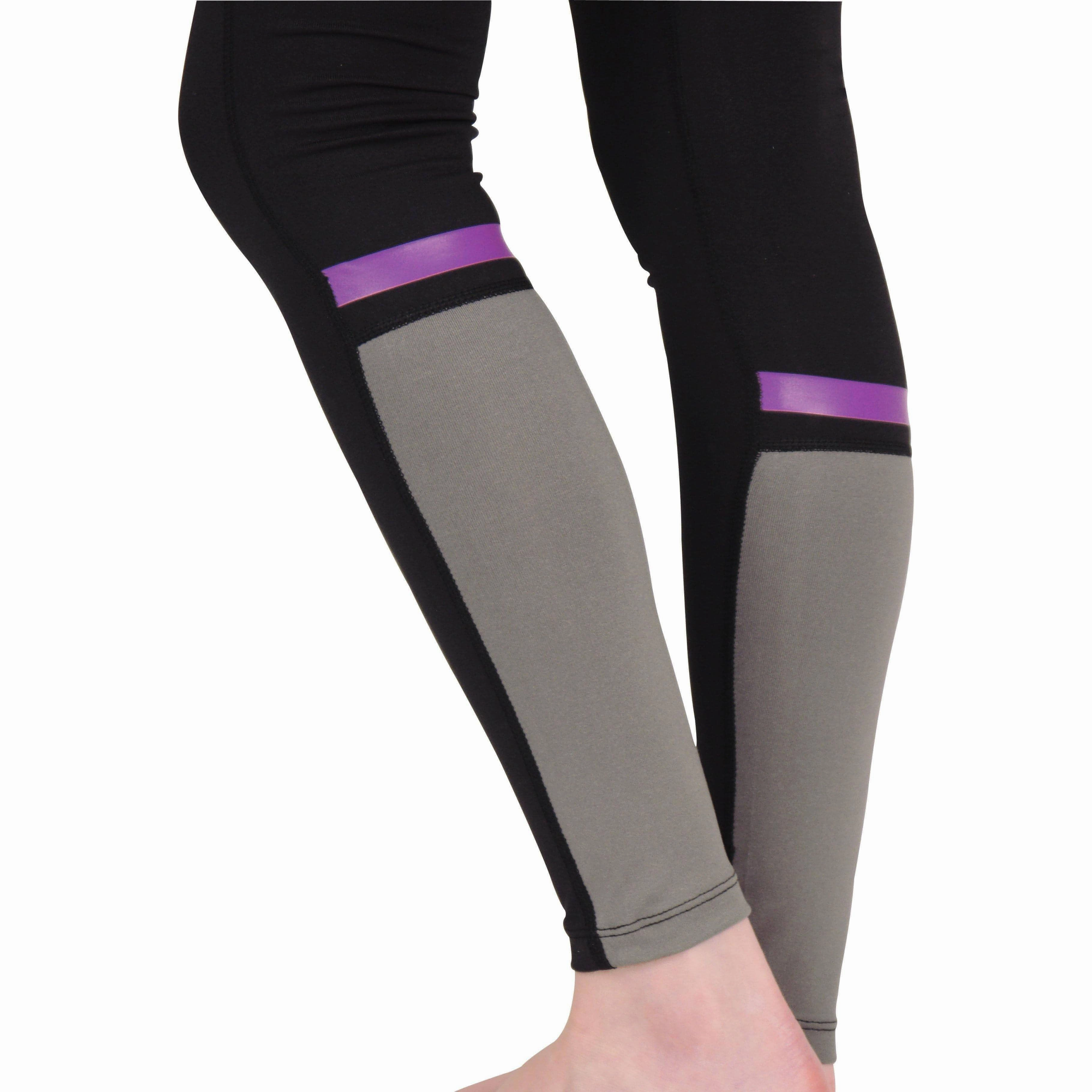 Versatile Clothing More Mile Power Womens Long Running Tights - Black