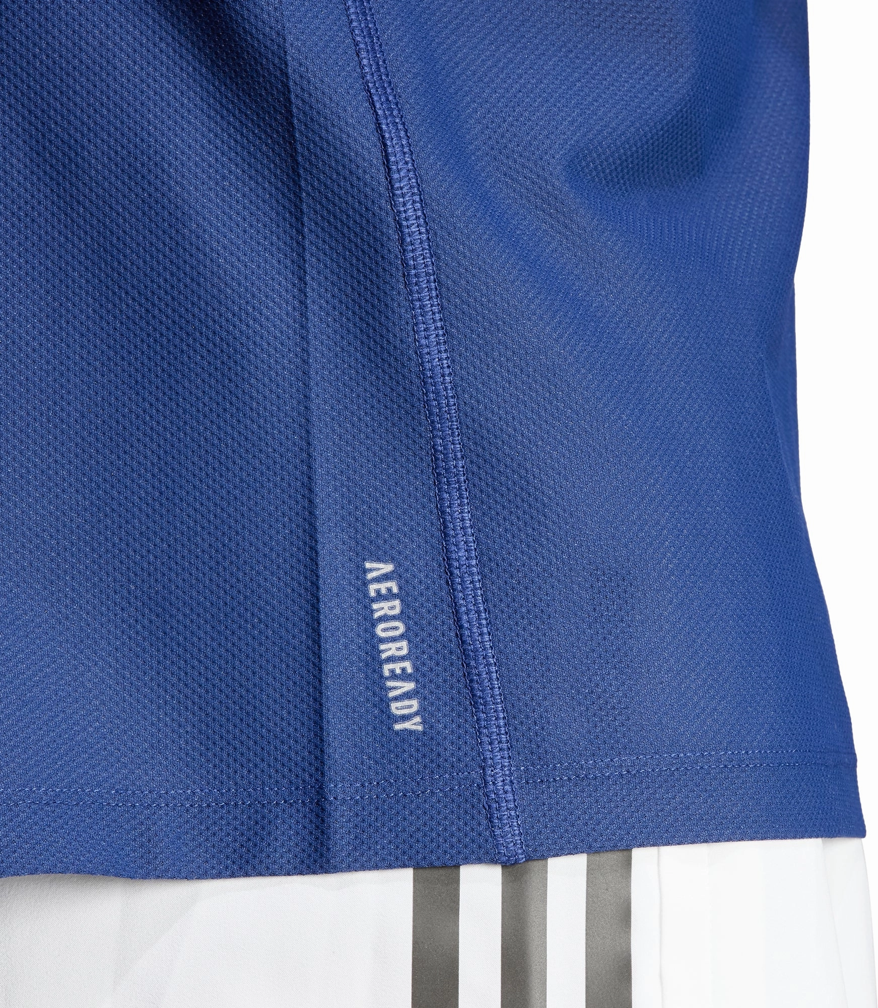 Breathable Material adidas Own The Run Short Sleeve Mens Running Top - Blue