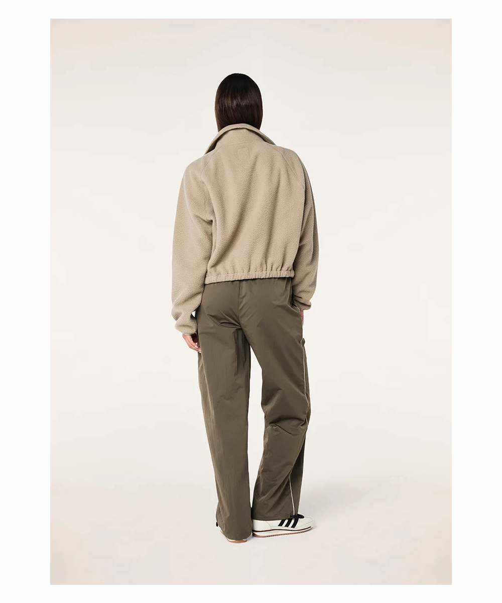 P.E Nation Shelter Sherpa Jacket (Oxford Tan) Breathable Lining FourWayStretchClothing