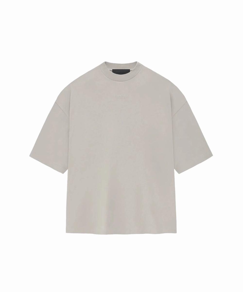 Baby Soft WaterRepellent Finish Fear Of God ESSENTIALS Tee FW23 (Silver Cloud)