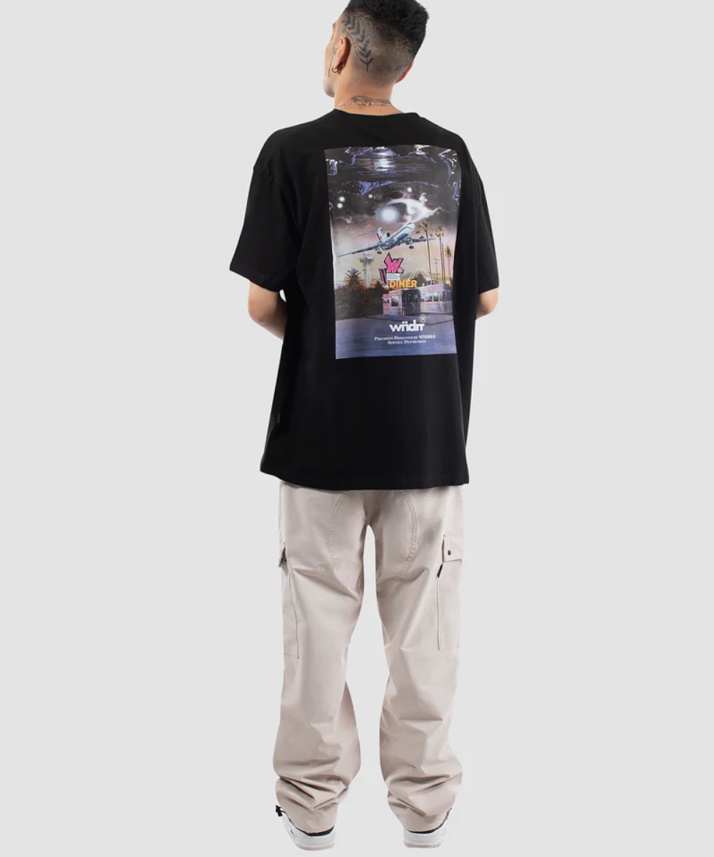 WNDRR Preflight Box Fit Tee (Black) SmoothEdgeTrim