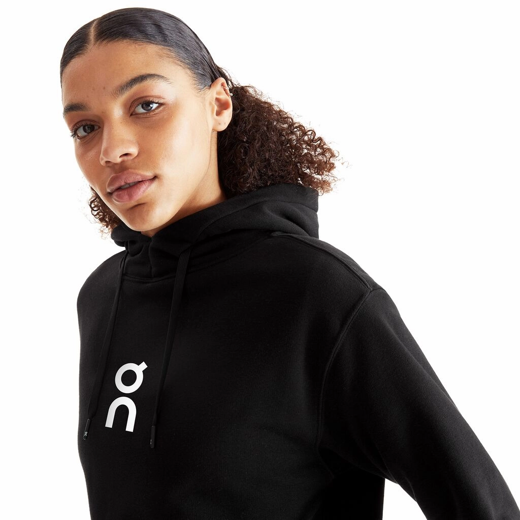 On Women's Club Hoodie Black Photo Glam