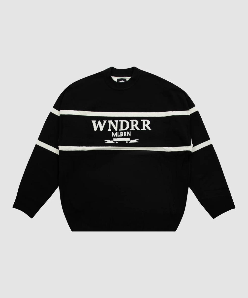 Farm Glow Sun shield WNDRR Radar Crew Knit (Black)