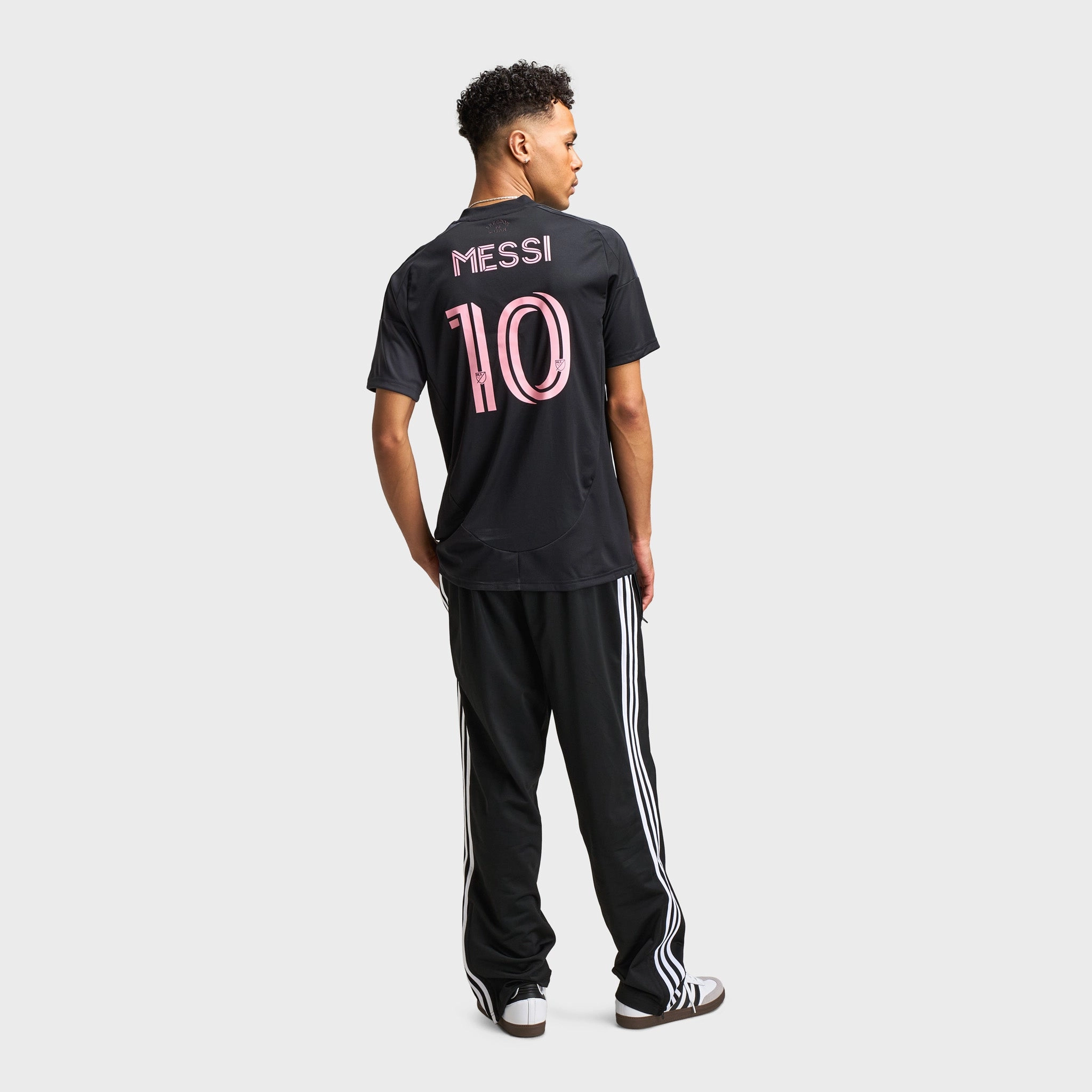 adidas Inter Miami CF 25/26 Messi Away Jersey / Black Anti - wear international cooperation