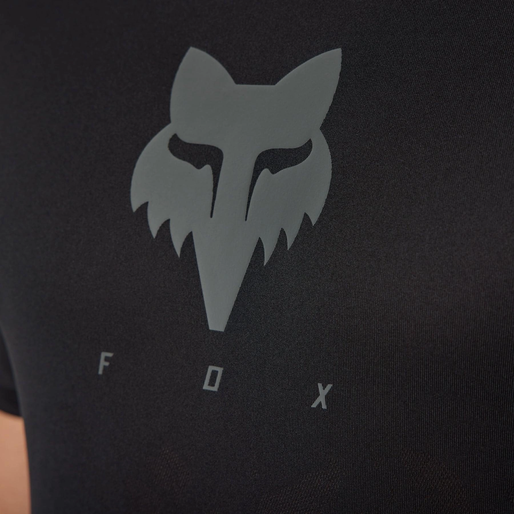 Fox Ranger Tru Dri Short Sleeve Mens Cycling Jersey - Black suitable for indoor relaxation