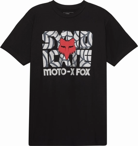Fox Syndicate Premium Short Sleeve Mens Cycling Jersey - Black Torsional Stability System electricity