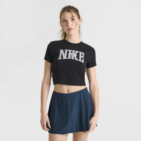 Everyday Style Trend Comfort and Ease Nike Women's Slim Crop T-Shirt / Black