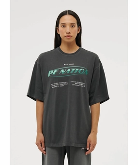 Layered Paneling Farm Glow P.E Nation Two Pointer Tee (Washed Dark Shadow)