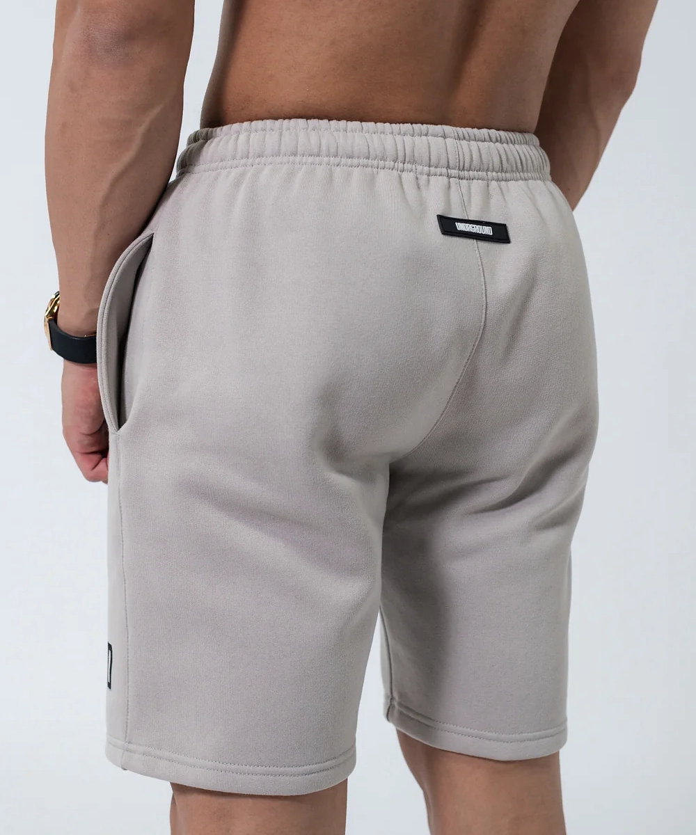 Bio Glow UNDRGROUND Double Print Cotton Shorts (Taupe)