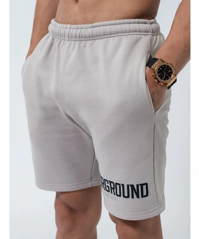 Strong Denim UNDRGROUND Double Print Cotton Shorts (Taupe)
