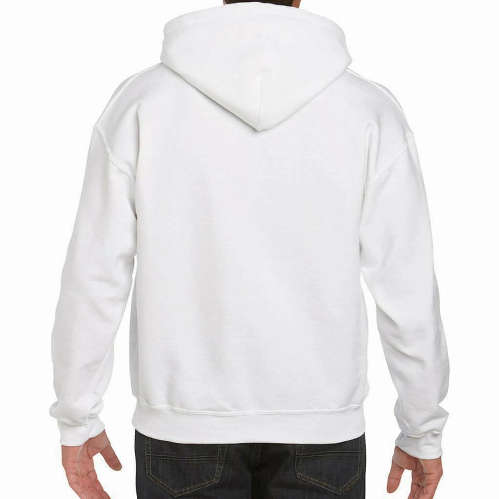 Cotton Glow Blank Threads Classic Mens Hoody - White