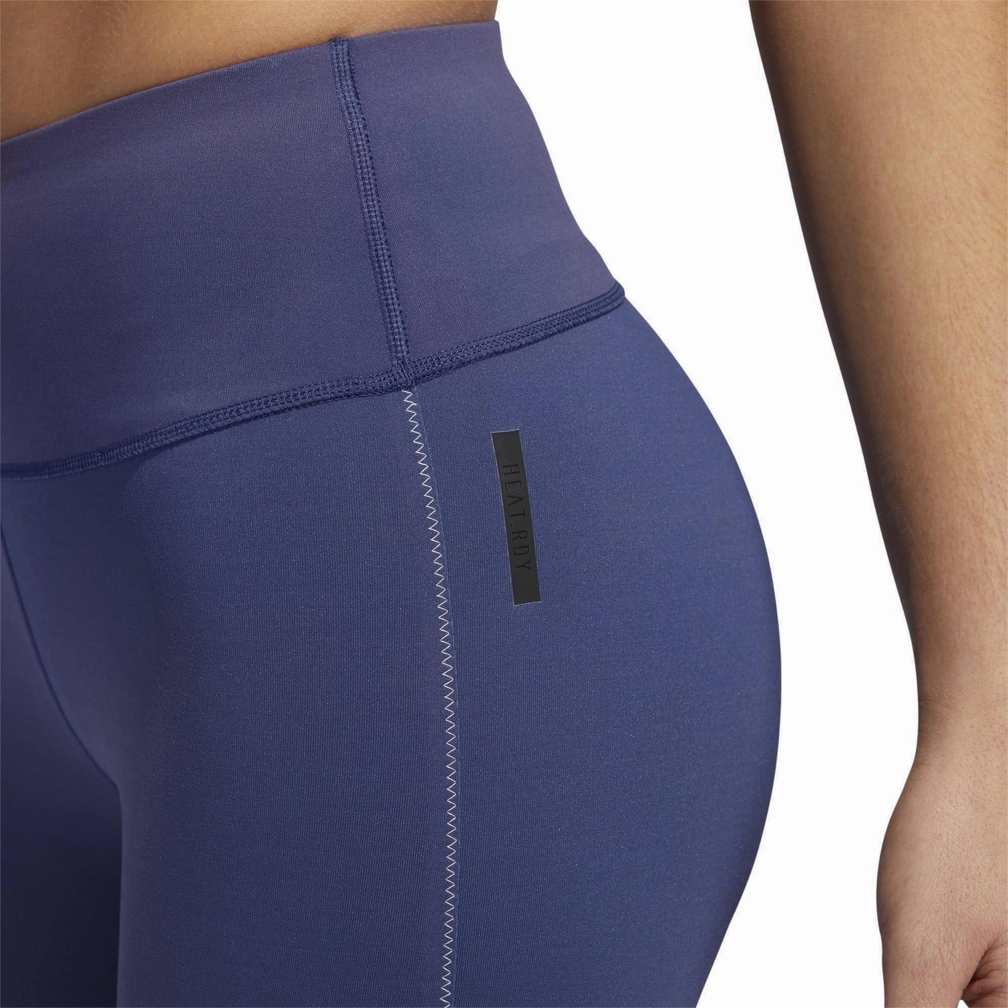adidas HEAT.RDY High Rise Womens 7/8 Training Tights - Blue Elegant-appearance-feature