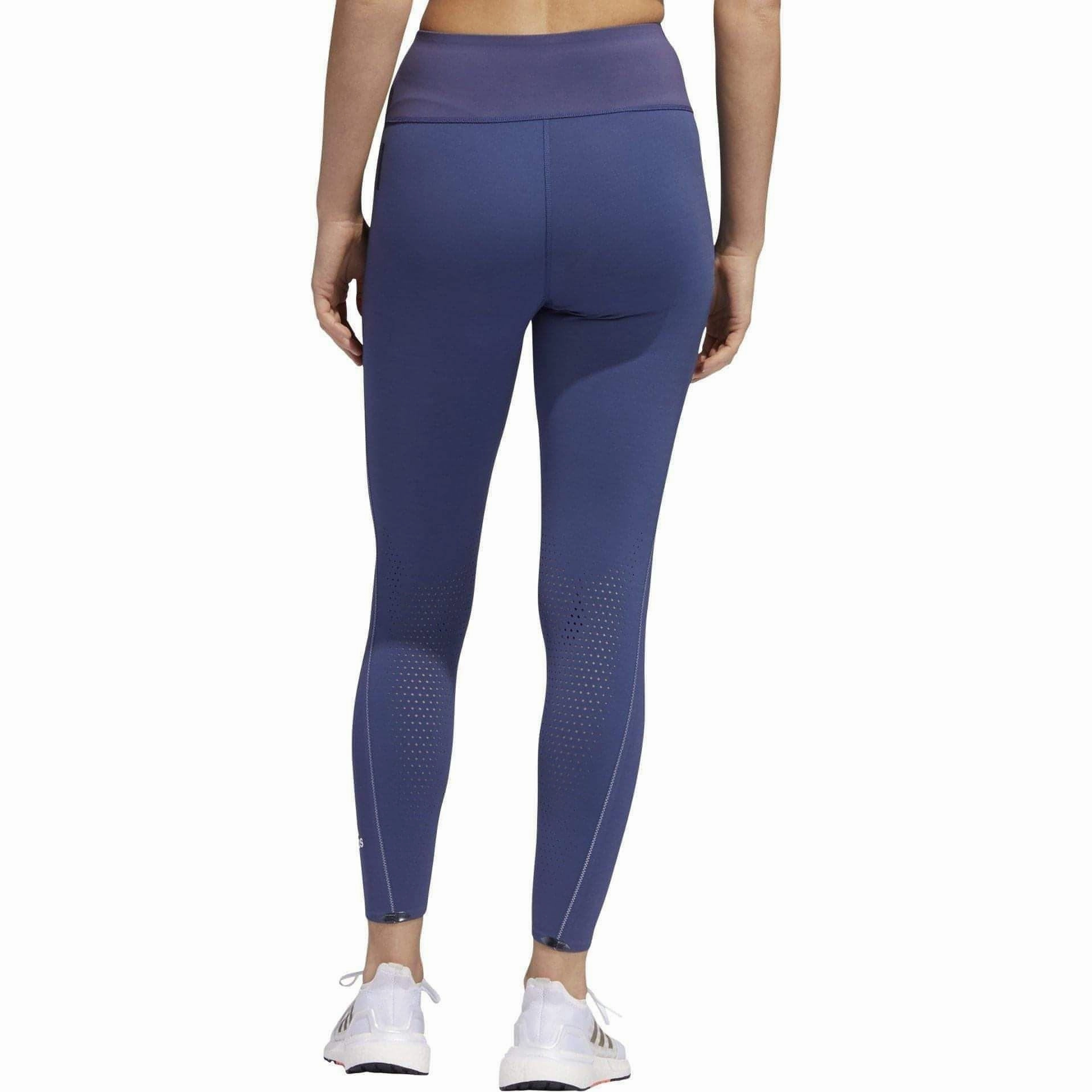 adidas HEAT.RDY High Rise Womens 7/8 Training Tights - Blue Anti-pilling-feature-quality