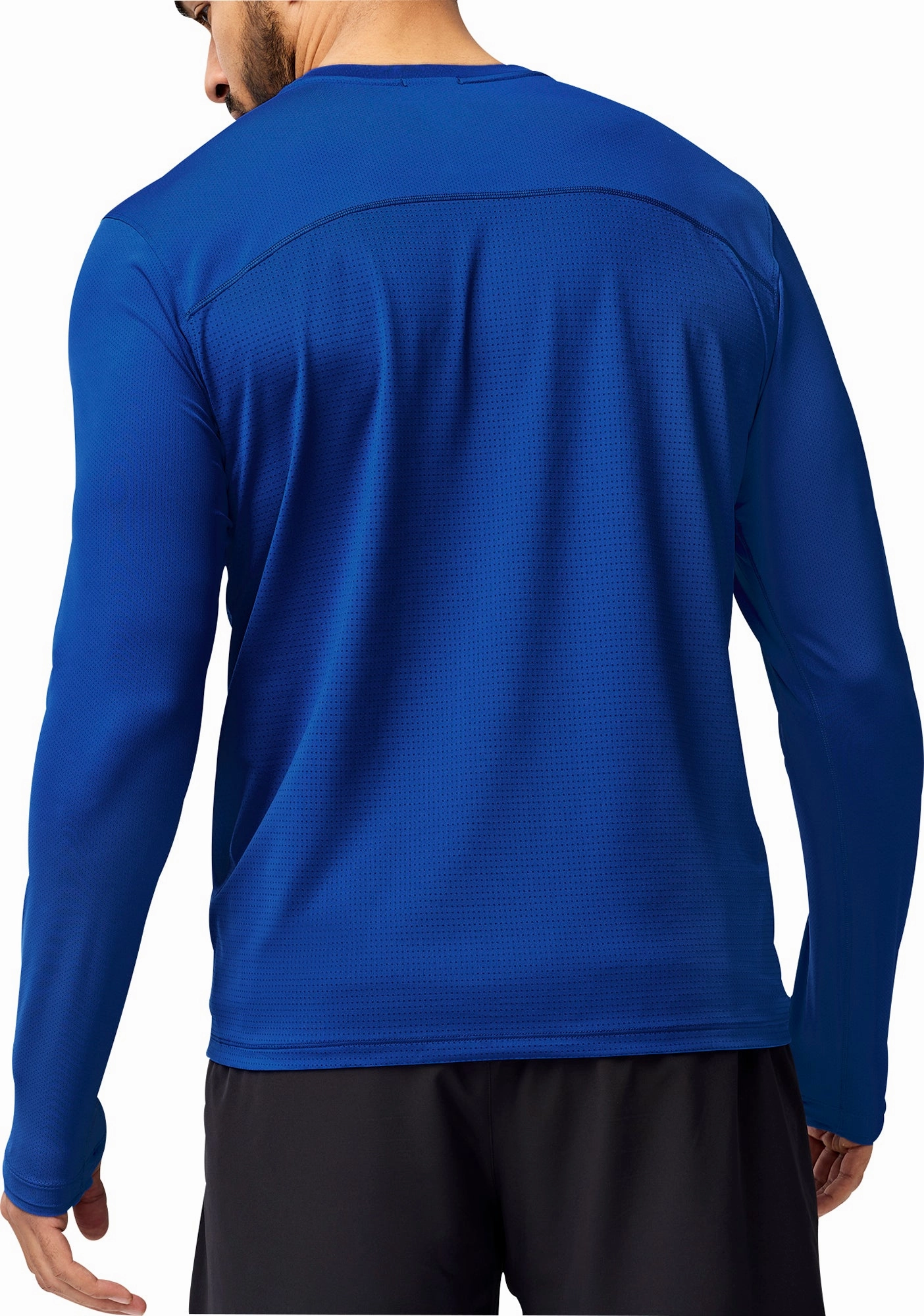 Cap Wallpaper Brooks Atmosphere 3.0 Long Sleeve Mens Running Top - Blue