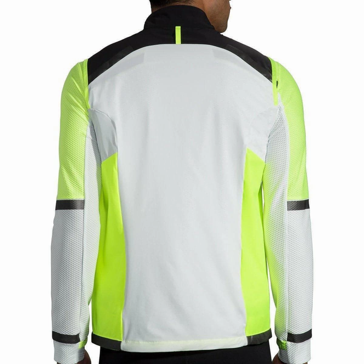 Winter Coat Brooks Carbonite Mens Running Gilet - Grey
