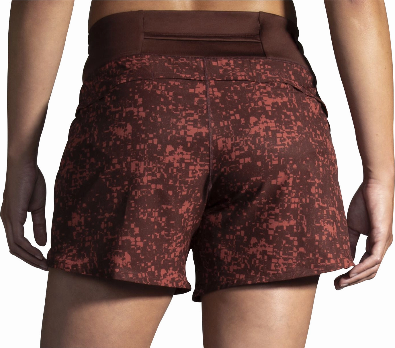 Loose Fit Move Easy Brooks Chaser 5 Inch Womens Running Shorts - Red