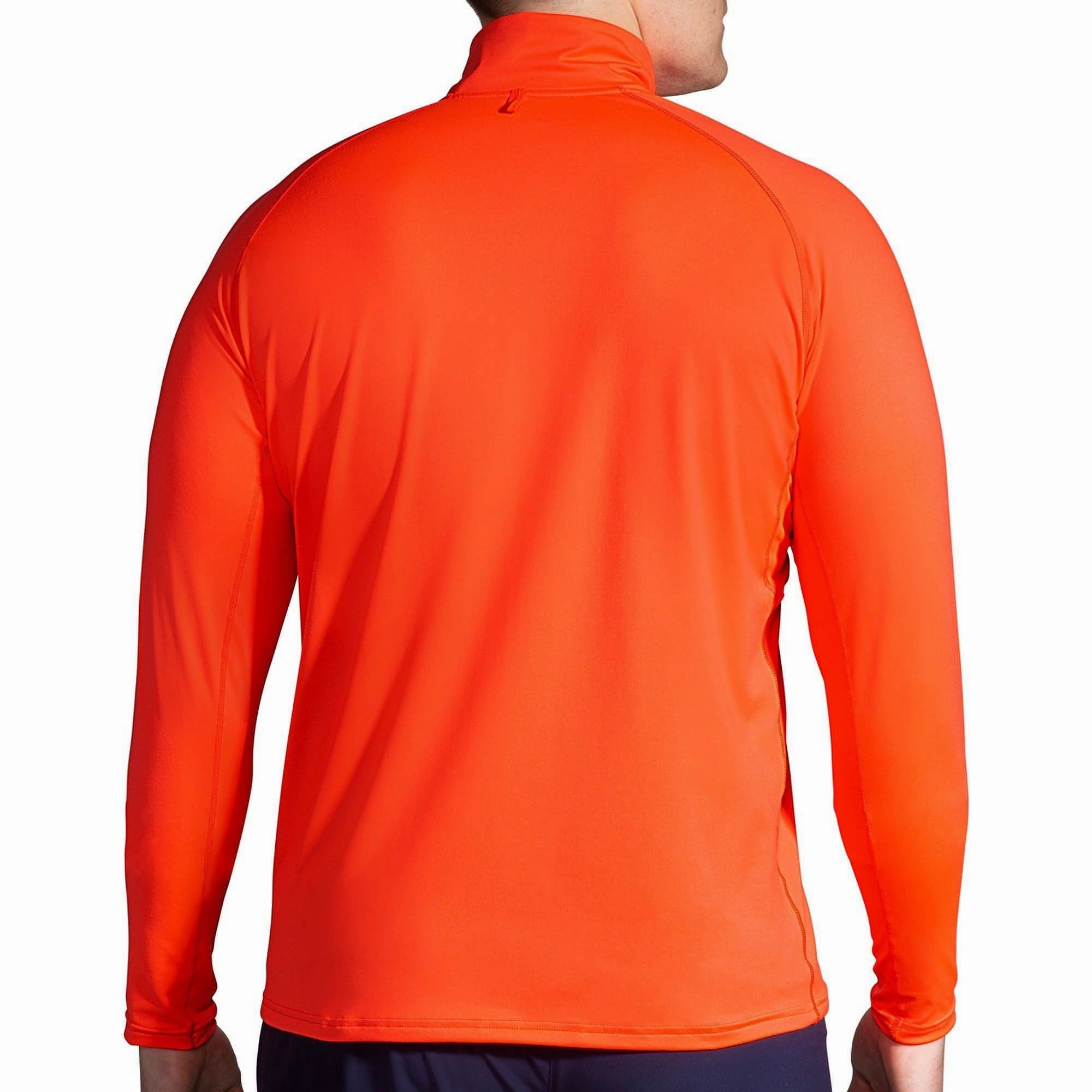 Brooks Dash Half Zip Long Sleeve Mens Running Top - Orange Study room