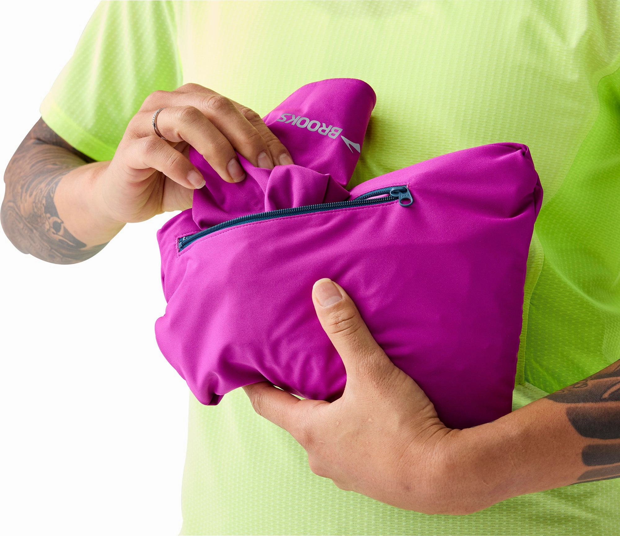 Brooks High Point 2.0 Waterproof Womens Running Jacket - Purple Camping Trip