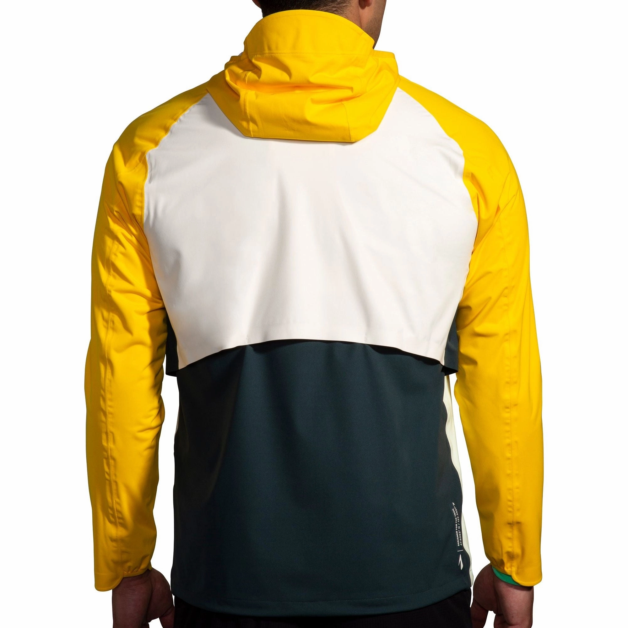 Nightwear Brooks High Point Waterproof Mens Running Jacket - Yellow