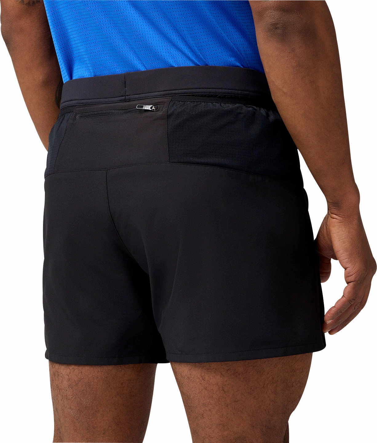 Brooks Journey 5 Inch Mens Running Shorts - Black Microfiber Blend Fabric Minimal Finish
